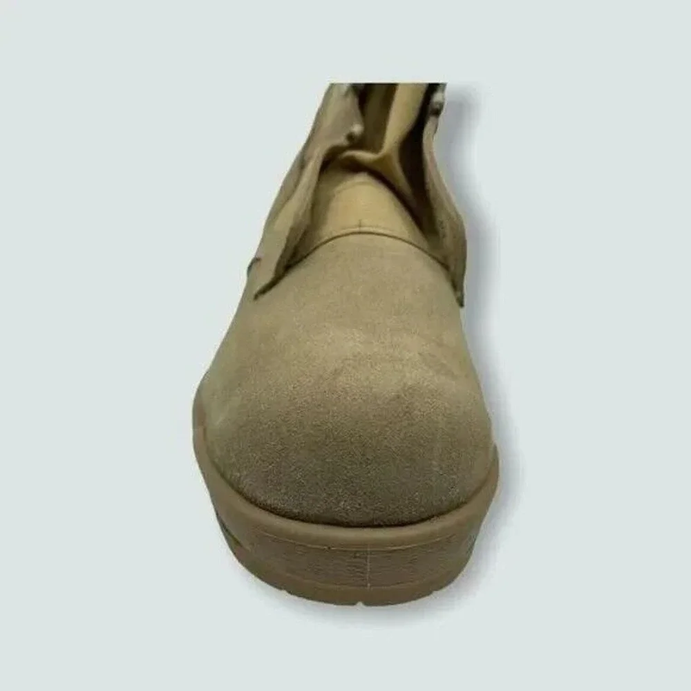Mcrae‎ Mens Combat Military Boots Desert Tan Round TOE 15.5 WIDE New in Factory